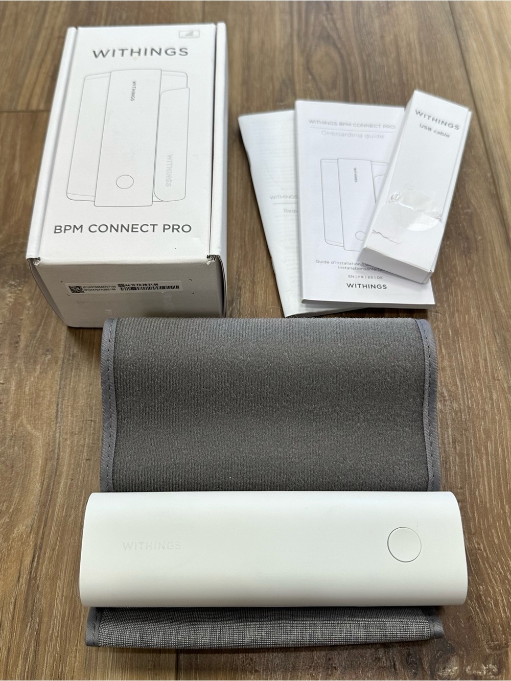 Withings BPM Connect Pro Digital Blood Pressure Monitor Cuff, White, Model WPM06